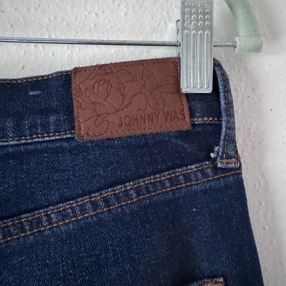 Johnny Was Jesse Floral Cactus Southwest Geometric Embroidered Bootcut Jeans 30 - Picture 8 of 16